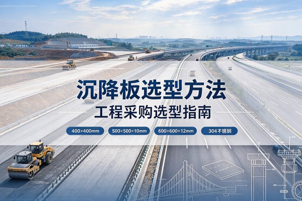 左贡沉降板选择方法