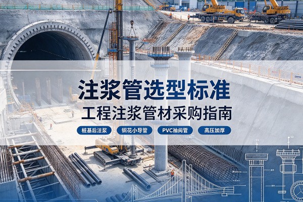 左贡注浆管选型标准
