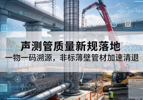 左贡声测管质量新规落地，一物一码溯源，非标薄壁管材加速清退