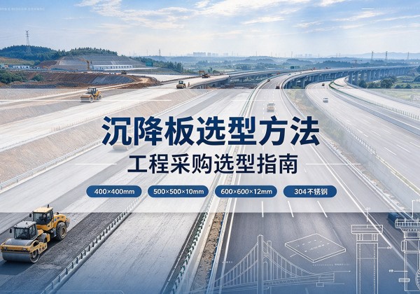 左贡沉降板选择方法